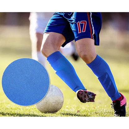Men's Grip Soccer Socks with Knee Pads & Calf Sleeves by HitMyNeed