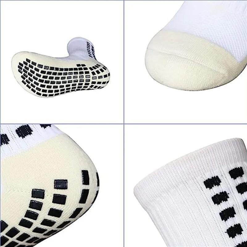 Men's Grip Soccer Socks with Knee Pads & Calf Sleeves by HitMyNeed