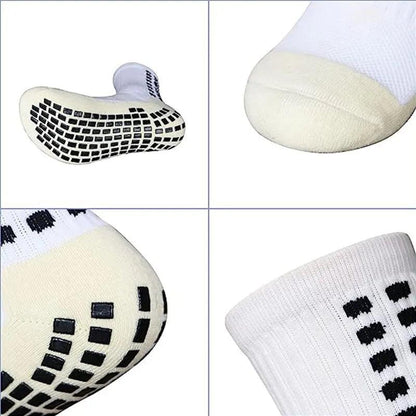 Men's Grip Soccer Socks with Knee Pads & Calf Sleeves by HitMyNeed