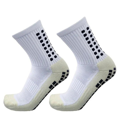 Men's Grip Soccer Socks with Knee Pads & Calf Sleeves by HitMyNeed
