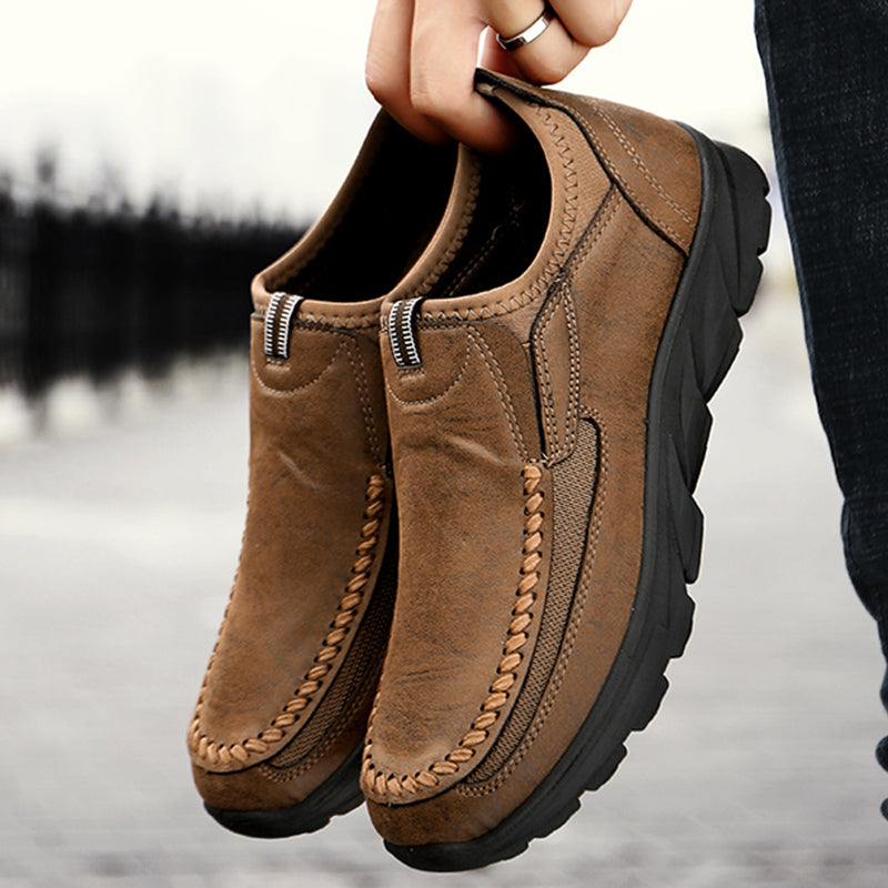 Men's Handmade Retro Casual Loafers & Sneakers by HitMyNeed
