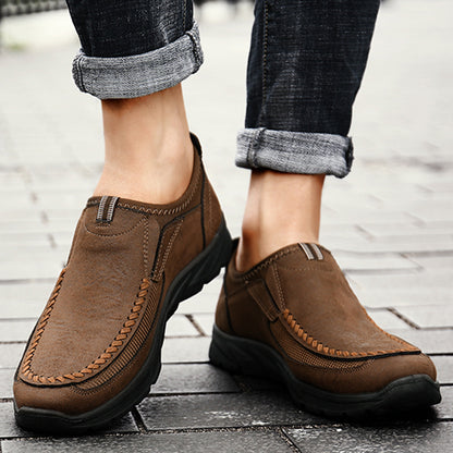 Men's Handmade Retro Casual Loafers & Sneakers by HitMyNeed