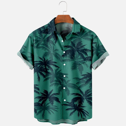 Men's Hawaiian 3D Print One-Button Summer Shirt by HitMyNeed