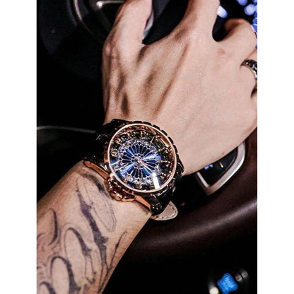 Men's Large Dial Quartz Sports Fashion Watch by HitMyNeed