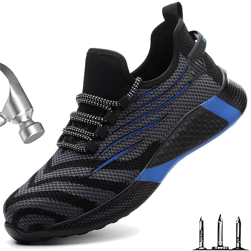 Men's Lightweight Anti-Puncture Safety Work Shoes by HitMyNeed