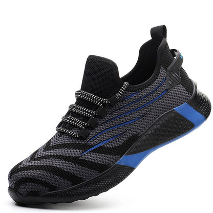 Men's Lightweight Anti-Puncture Safety Work Shoes 55-blue 46 by HitMyNeed