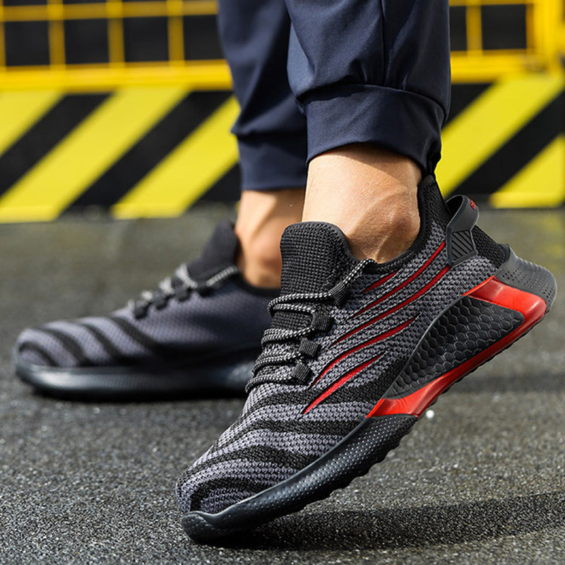 Men's Lightweight Anti-Puncture Safety Work Shoes by HitMyNeed