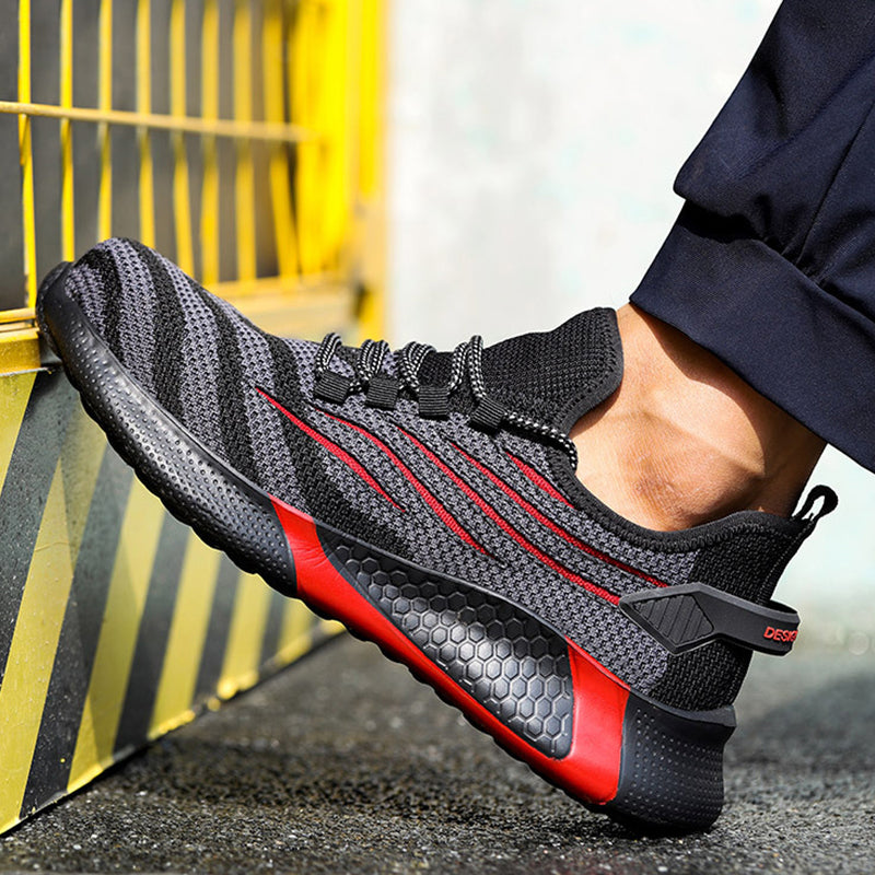 Men's Lightweight Anti-Puncture Safety Work Shoes by HitMyNeed