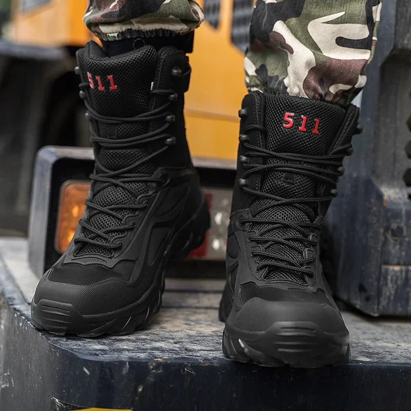 Men's Lightweight Tactical Waterproof Field Boots by HitMyNeed