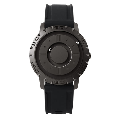 Men's Magnetic Ball-Bearing Watch with Quartz Movement black by HitMyNeed