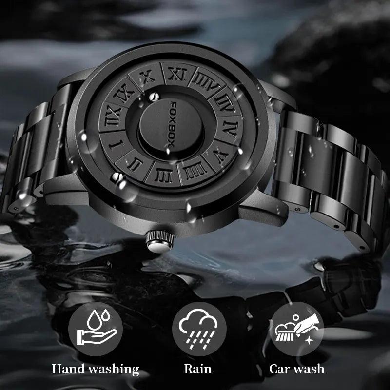 Men's Magnetic Scrolling Pointer Chronograph Watch by HitMyNeed
