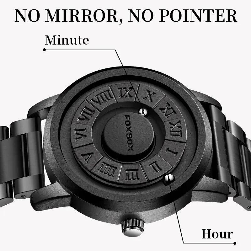 Men's Magnetic Scrolling Pointer Chronograph Watch by HitMyNeed