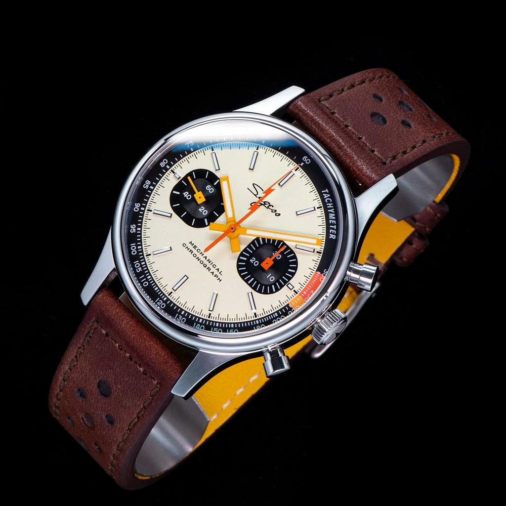 Men's Mechanical Chronograph Watch ST19 Sapphire 40mm by HitMyNeed