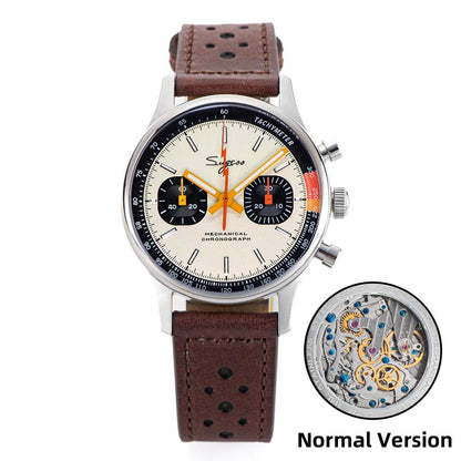 Men's Mechanical Chronograph Watch ST19 Sapphire 40mm normal-c-hl by HitMyNeed