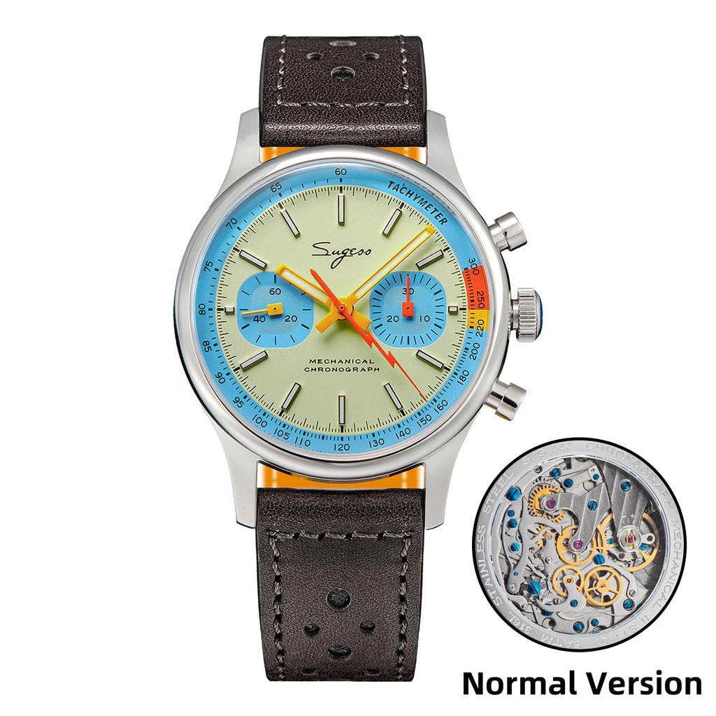 Men's Mechanical Chronograph Watch ST19 Sapphire 40mm normal-tb-hlb by HitMyNeed