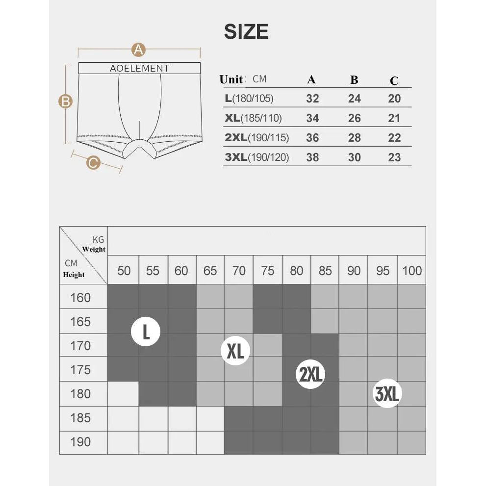 Men's Modal Boxer Trunks with Separation Pouch by HitMyNeed