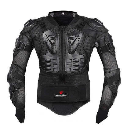 Men's Motocross Body Armor Riding Jacket S-5XL mc1001-black s by HitMyNeed