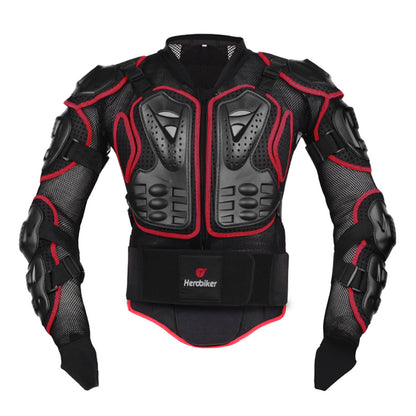 Men's Motocross Body Armor Riding Jacket S-5XL mc1001-red m by HitMyNeed