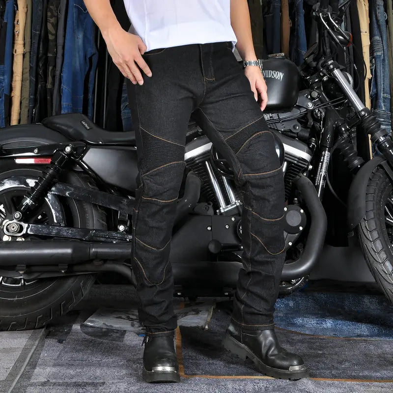 Men's Motorcycle Riding Jeans with CE Armor by HitMyNeed