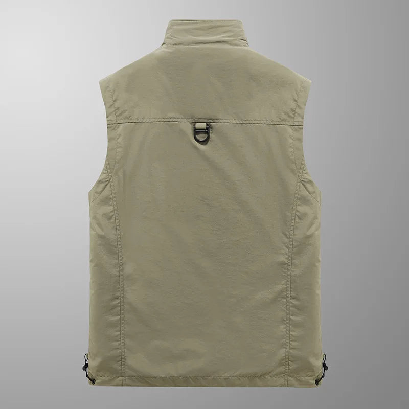 Men's Multi‑Pocket Outdoor Utility Vest by HitMyNeed