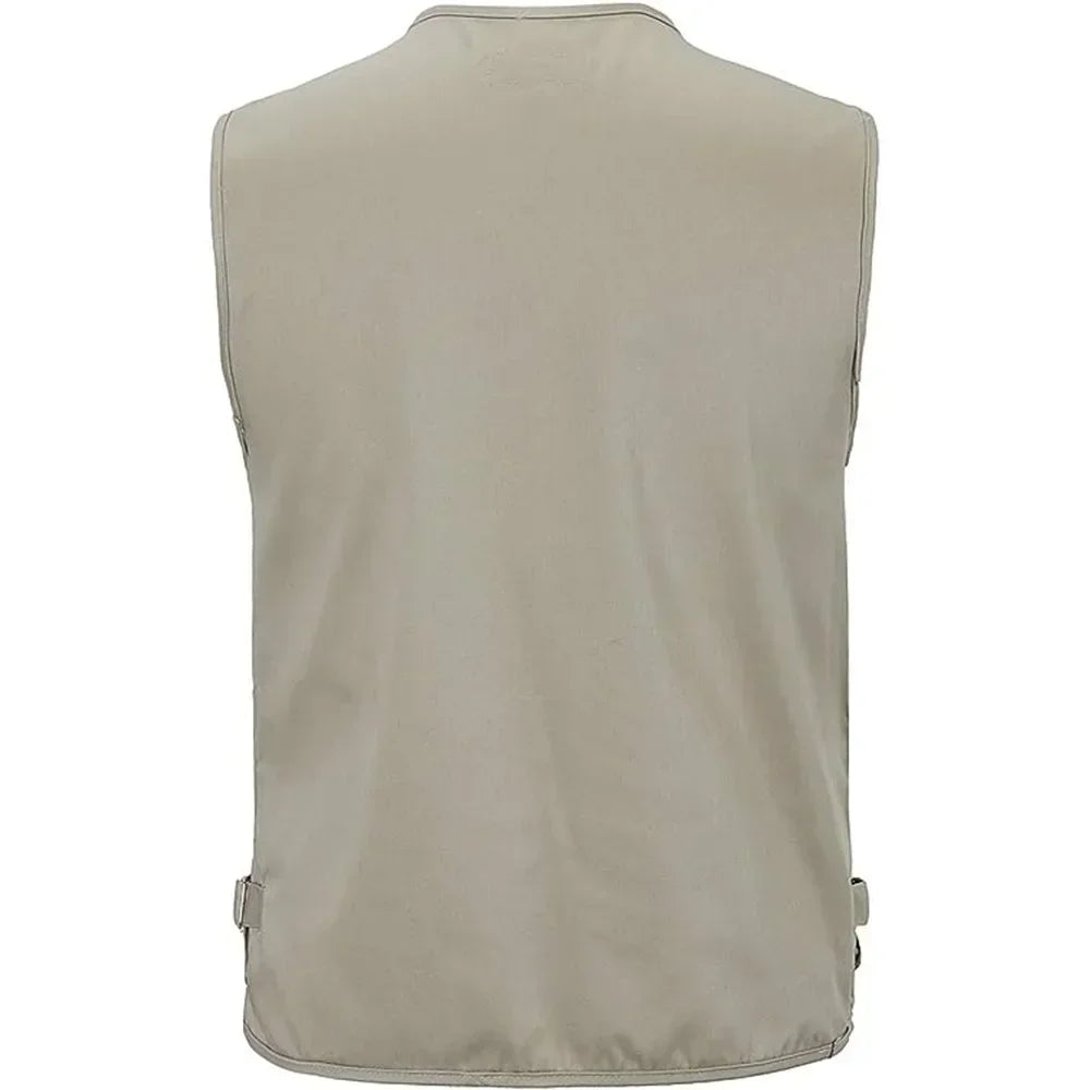Men's Multi-Pocket Tactical Hiking & Fishing Vest by HitMyNeed