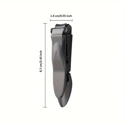 Men's Nail Clippers with Catcher - Heavy Duty & Sharp by HitMyNeed