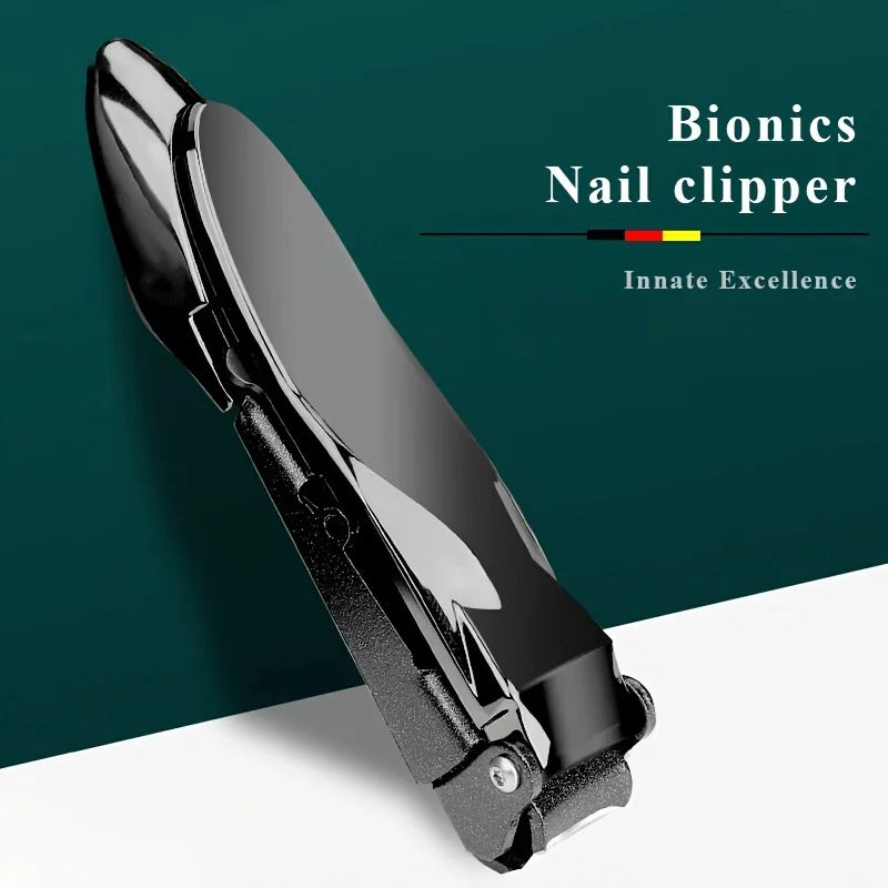 Men's Nail Clippers with Catcher - Heavy Duty & Sharp by HitMyNeed