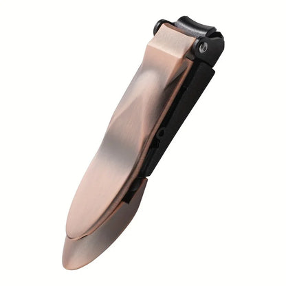 Men's Nail Clippers with Catcher - Heavy Duty & Sharp bronze by HitMyNeed