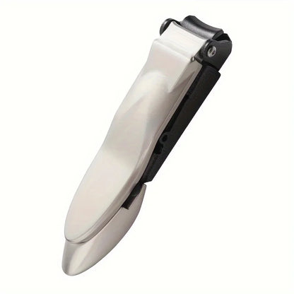 Men's Nail Clippers with Catcher - Heavy Duty & Sharp champagne by HitMyNeed