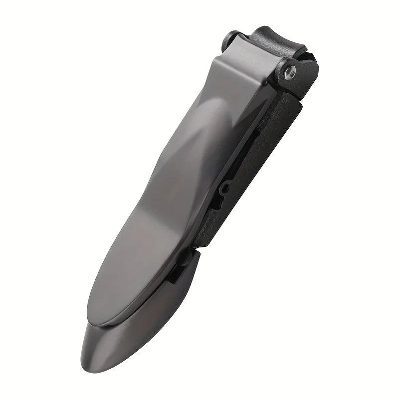 Men's Nail Clippers with Catcher - Heavy Duty & Sharp gray by HitMyNeed