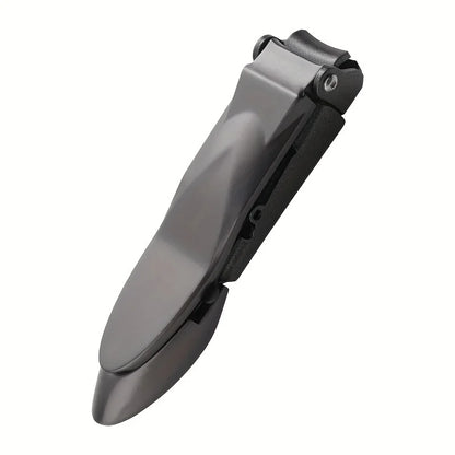 Men's Nail Clippers with Catcher - Heavy Duty & Sharp gray by HitMyNeed