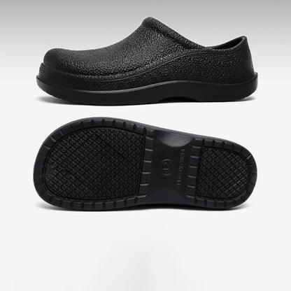Men's Non-Slip EVA Chef Clogs for Kitchen & Beach by HitMyNeed