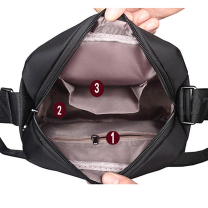 Men's Nylon Crossbody Sling Bag by HitMyNeed