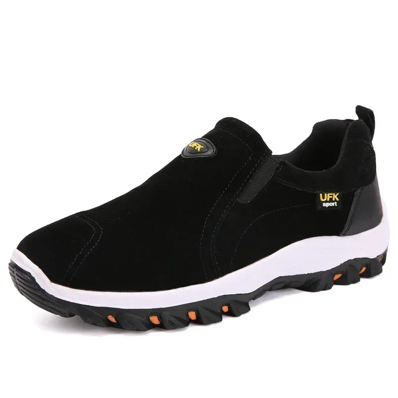 Men's Outdoor Hiking & Casual Non-Slip Shoes 38-50 005black 38.0 by HitMyNeed