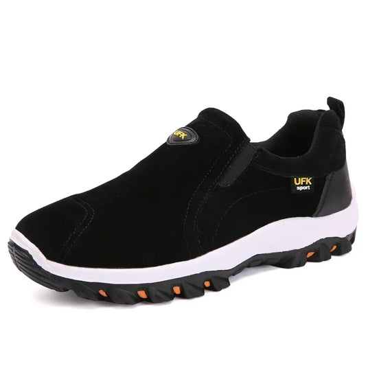 Men's Outdoor Hiking & Casual Non-Slip Shoes 38-50 005black 38.0 by HitMyNeed