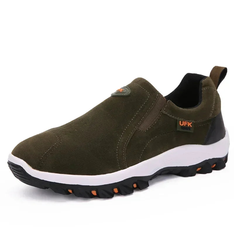 Men's Outdoor Hiking & Casual Non-Slip Shoes 38-50 005green 38.0 by HitMyNeed