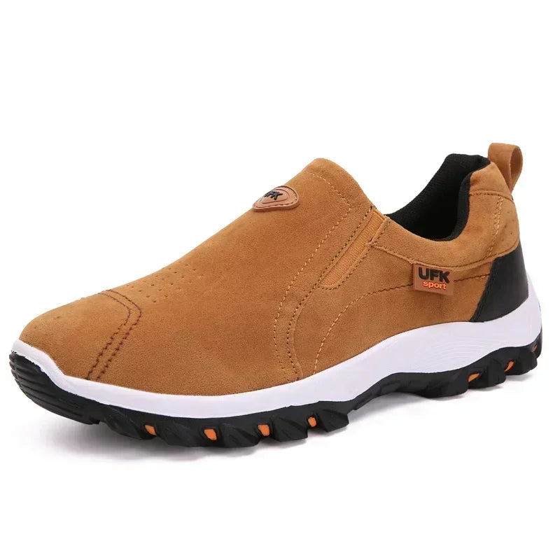 Men's Outdoor Hiking & Casual Non-Slip Shoes 38-50 005yellow 38.0 by HitMyNeed