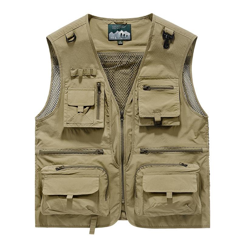 Men's Outdoor Multi‑Pocket Breathable Leisure Vest by HitMyNeed