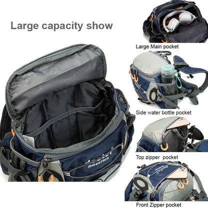 Men's Outdoor Waist Pack with Bottle Holder 8L by HitMyNeed