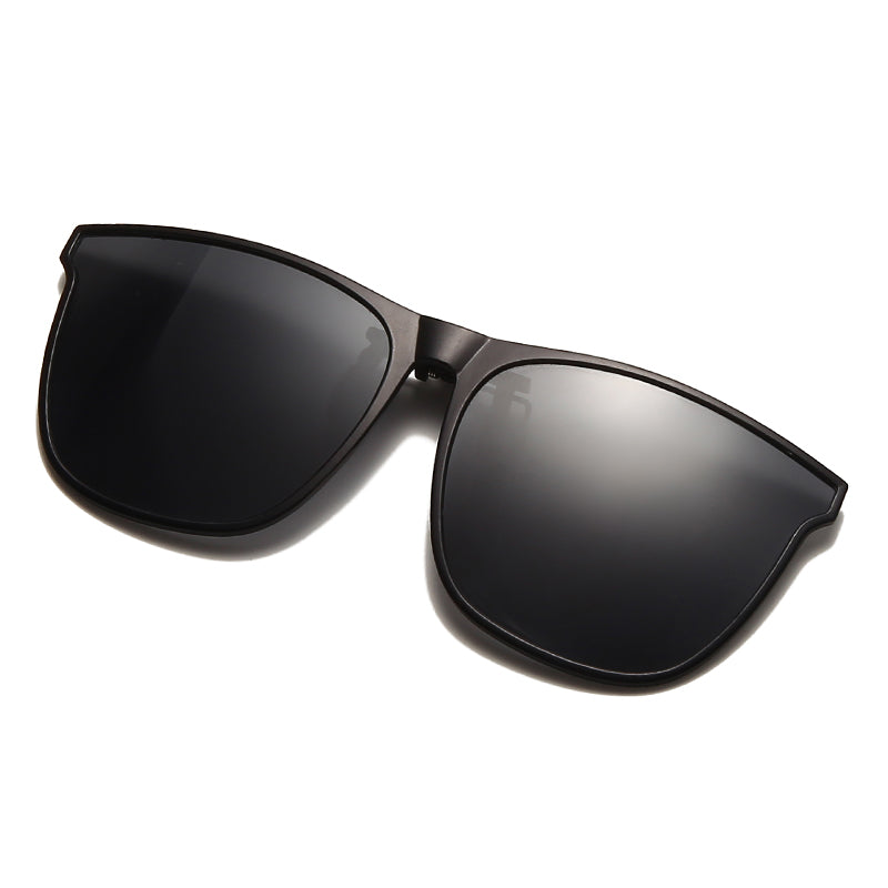 Men's Polarized Clip-On Photochromic Driving Glasses black by HitMyNeed