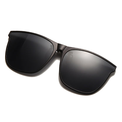 Men's Polarized Clip-On Photochromic Driving Glasses black by HitMyNeed