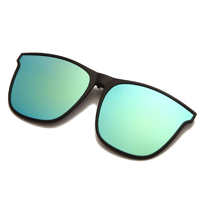 Men's Polarized Clip-On Photochromic Driving Glasses gold-mercury by HitMyNeed