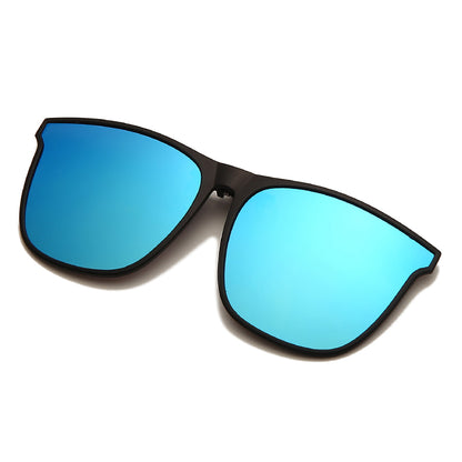 Men's Polarized Clip-On Photochromic Driving Glasses ice-blue by HitMyNeed