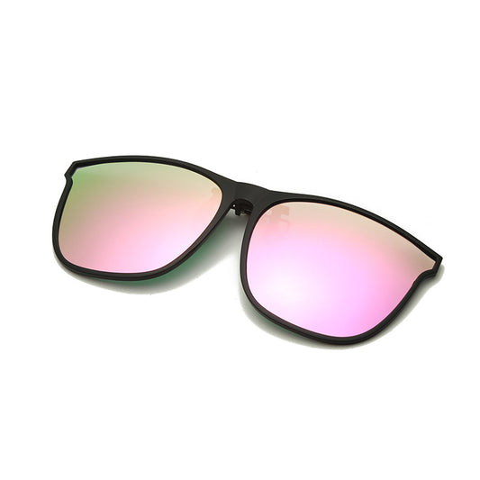 Men's Polarized Clip-On Photochromic Driving Glasses pink by HitMyNeed
