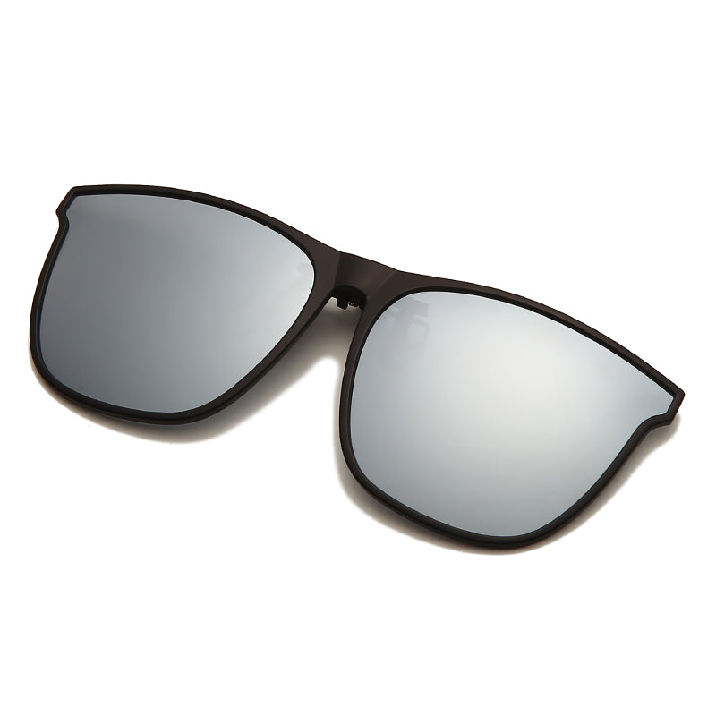 Men's Polarized Clip-On Photochromic Driving Glasses white by HitMyNeed
