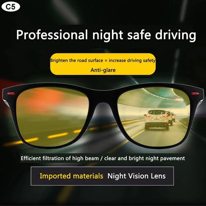 Men's Polarized Night Driving & Sport Sunglasses by HitMyNeed
