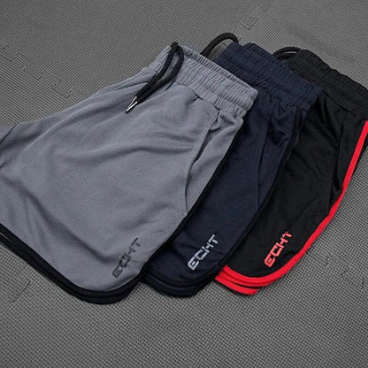 Men's Quick-Dry Mesh Running Shorts by HitMyNeed