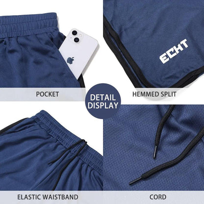 Men's Quick-Dry Mesh Running Shorts by HitMyNeed