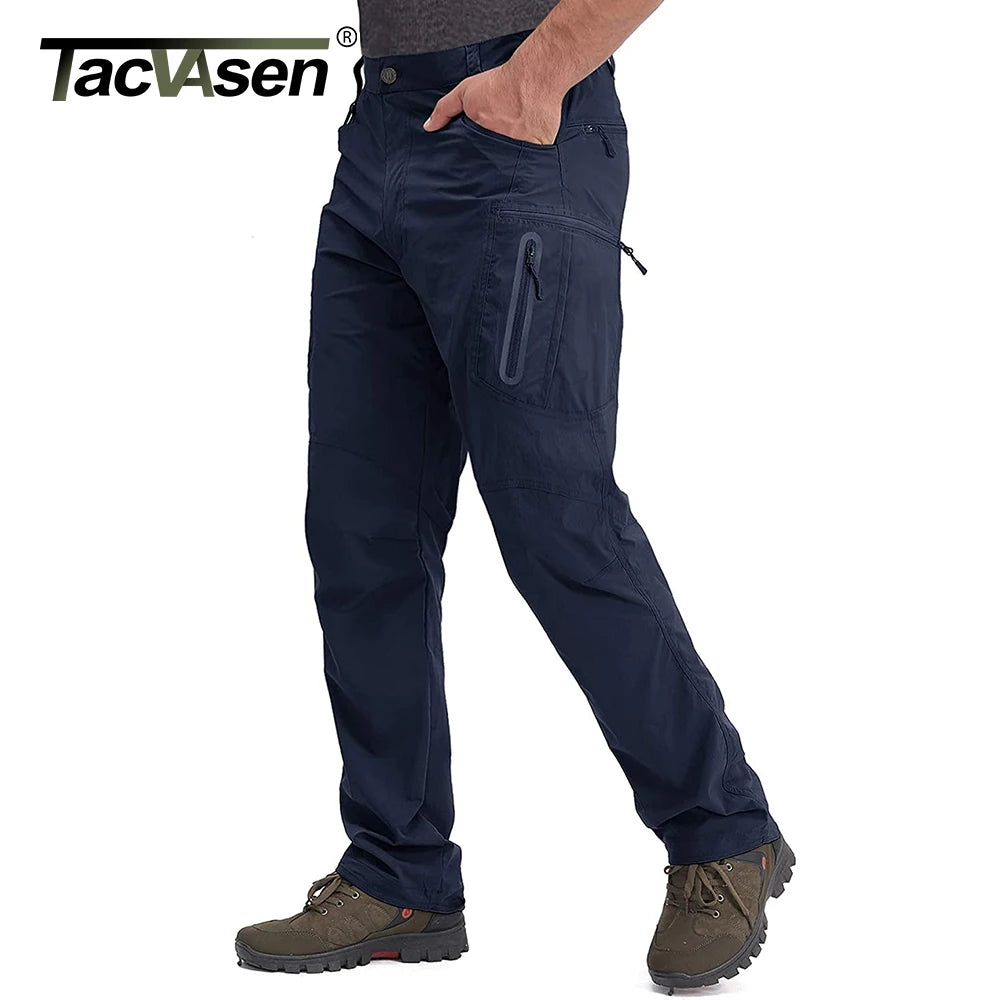 Men's Quick-Dry Nylon Hiking & Fishing Cargo Pants by HitMyNeed