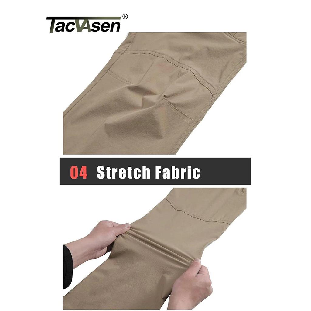 Men's Quick-Dry Nylon Hiking & Fishing Cargo Pants by HitMyNeed